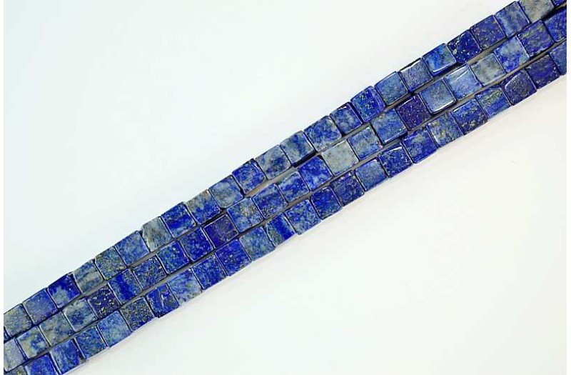 Margele cubice Lapis Lazuli 7mm