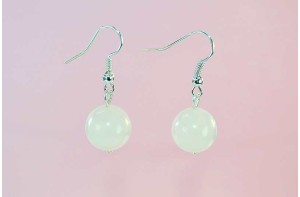 Cercei tortita 12mm Cuart Roz