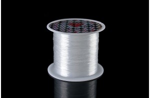 Guta non-elastica transparenta nailon - incolora 0,35mm; 15m