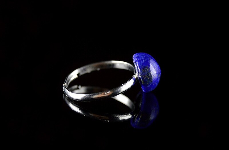 Inel rotund Lapis Lazuli