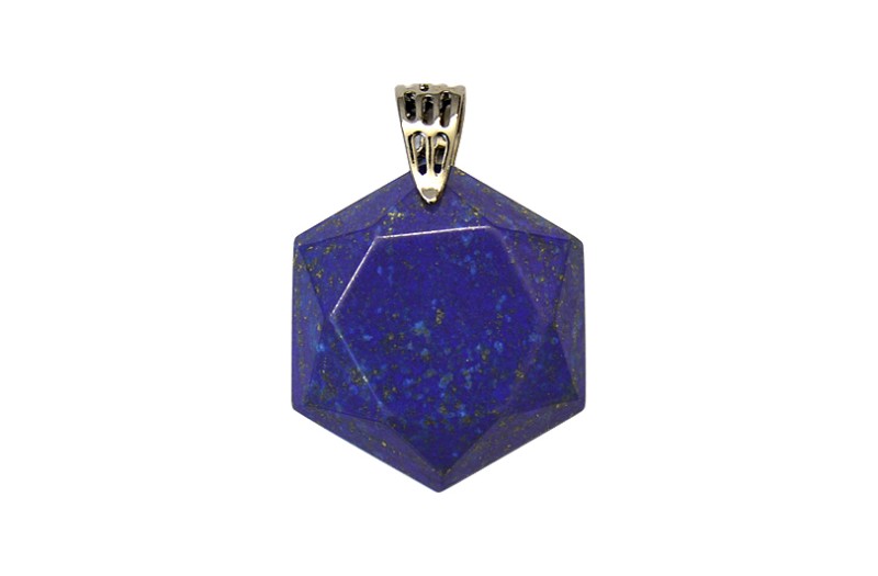 Pandantiv hexagon Lapis Lazuli