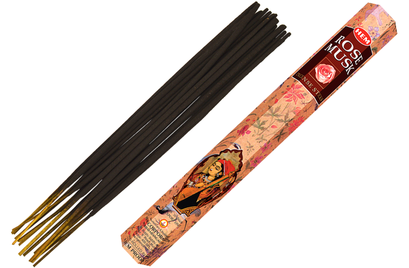 Betisoare parfumate Rose-Musk (Mosc-Trandafir)