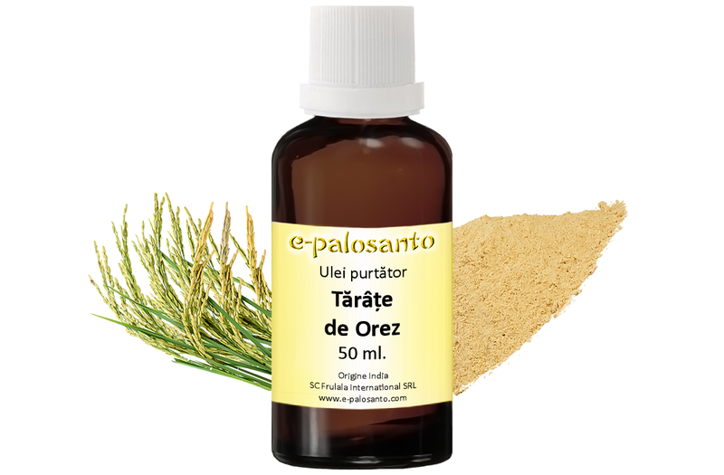 Ulei purtator Tarate de Orez 50ml.